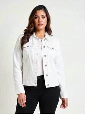 GAP | Vintage Denim Jacket in White Size Large